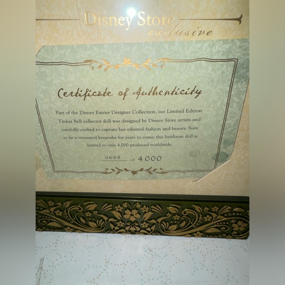 Disney Tinkerbell Designer Fairy Limited Edition Doll 12" - Picture 6 of 8